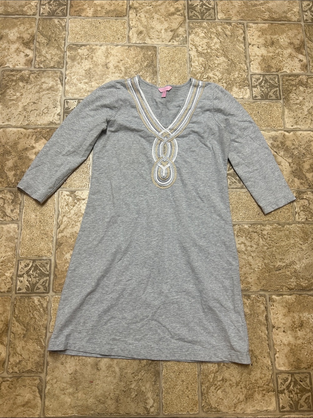 Lilly Pulitzer Clarkson French Terry Shift Dress - Picture 2 of 4
